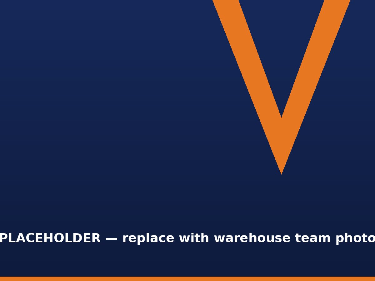 Warehouse team on a fulfillment line